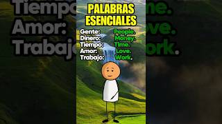 Aprende inglés en 30 segundos Palabras Esenciales en inglés inglesbásico shorts [upl. by Gagne]