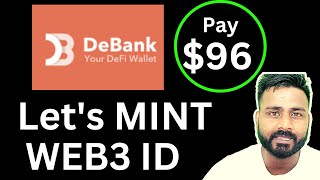 Paying 96 to mint DeBank ID [upl. by Annoyek]