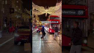 Beautiful Christmas Lights 🇬🇧❤️ london travel walkinglondon londonwalk christmas [upl. by Kramer]