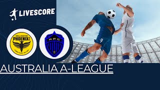 Wellington Phoenix VS Auckland FC Australia ALeague LIVESCORE [upl. by Idac]