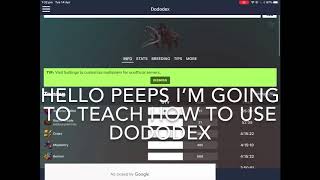 How to use Dododex [upl. by Leonid]