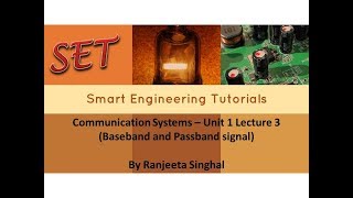 Communication Systems  Unit 1 Lecture 3 Baseband and Passband signal [upl. by Yssac]