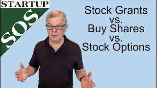 Startup team equity compensation stock grants stock purchase and stock options [upl. by Roman284]