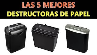 Mejores Destructoras De Papel 2020 [upl. by Lietman724]