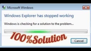 How to fix Windows explorer has stopped working  100 working Top 4 methods [upl. by Ciapha411]