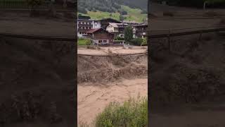 Mudslide in St Anton Due to Floods [upl. by Ewer]