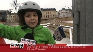 Noël  Une patinoire géante à Roubaix [upl. by Rehpoitsirhc]