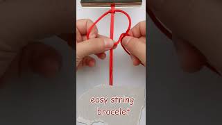 Easy string bracelet handmade bracelet strings [upl. by Edelman654]