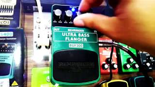 Behringer Ultra Bass Flanger Guitar Test  Quase Tudo Musical [upl. by Collins20]