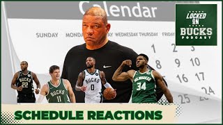 Instant reaction to the Milwaukee Bucks 202425 schedule release [upl. by Eckmann910]