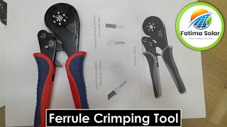 Ferrule Crimping Tool YE 166E  Use of Ferrule Crimping Tool for beginners  Review amp unboxing Urdu [upl. by Nilyarg236]