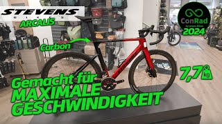 Das schnellste amp schönste Rennrad für 2024  Das Arcalis von Stevens — Roadbike [upl. by Onairpic]