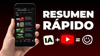 Cómo RESUMIR videos de YouTube con IA GRATIS y sin limites [upl. by Donelle631]