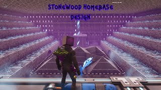 Fortnite STW Stonewood Homebase Design gameplay building stw [upl. by Ettebab]