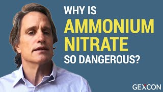 Dangers of Ammonium Nitrate and Appropriate Mitigation Measures [upl. by Fazeli]