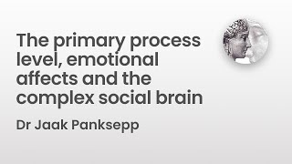 The primary process level emotional affects amp the complex social brain  Dr Jaak Panksepp [upl. by Phi]