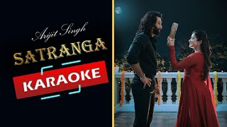 ANIMAL  SATRANGA  ARIJIT SINGH  KARAOKE [upl. by Yoshiko603]