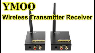 YMOO 24Ghz Wireless Transmitter Receiver for Home Audio OverviewDetailsReviews [upl. by Nahsab]