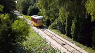 Turmbergbahn in Karlsruhe Durlach und Ausblick auf Karlsruhe von oben [upl. by Orihakat256]