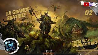 La Grande Fratrie Campagne Nurgle Total War Warhammer 3 [upl. by Wales]