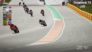 Race Moto2 Sachsenring GermanGP 2024 [upl. by Sibel463]