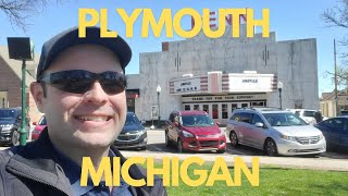 Exploring Downtown PLYMOUTH MICHIGAN  WALKING TOUR [upl. by Malorie211]