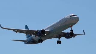 Air Transat Plane Landing at Toronto YYZ Airport  YYZ Plane Spotting [upl. by Bechler126]