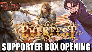 Pulling Straight FIRE 🔥 For a Supporter Everfest Booster Box Opening ► Flesh and Blood TCG [upl. by Valaree]