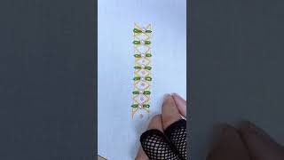 French knot stitch tutorial yesminscreativeworld haterkajerjama frenchknots [upl. by Agneta231]