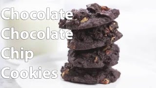 How to Make Chocolate Chocolate Chip Cookies [upl. by Moguel]