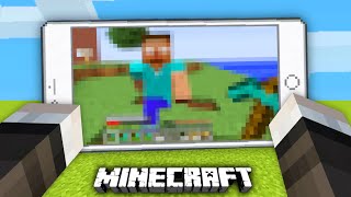 Zagrałem w MINECRAFT w MINECRAFT działający telefon [upl. by Akered]