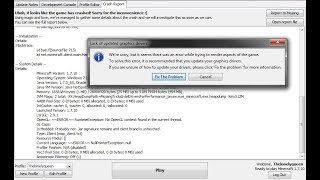 COMO RESOLVER O ERRO Lack of updated graphics drivers do Minecraft CRAFTLANDIA [upl. by Adian950]