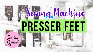 Sewing Machine Presser Foot Basics 🧵 How to Use 10 Different Feet Brother CS7000i [upl. by Berns]