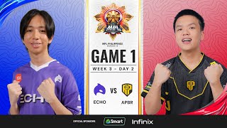 MPL PH S13  W3D2  ECHO vs APBR  GAME 1 [upl. by Kabab]