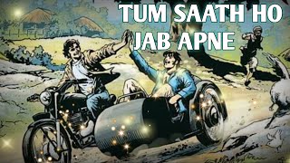 Tum Saath Ho Jab Apne 🎧 RD Burman  Amitabh Bachchan  Parveen Babi  song from 1981 movie Kaalia [upl. by Eldnek818]