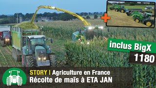 Entreprise de travaux agricoles ETA JAN  Récolte de maïs  John Deere 9900 amp Krone BiG X 1180 [upl. by Econah]