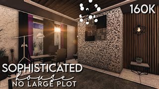 Bloxburg  Sophisticated House Speed Build No Large Plot [upl. by Aihsitan]