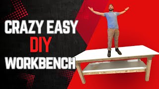 Crazy Easy DIY Workbench [upl. by Cassius]