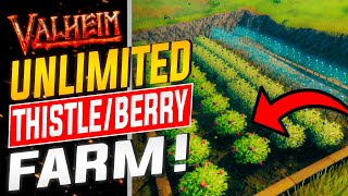 Valheim  Most Efficient Ways To FARM Thistle Berries amp Mushrooms  Build Guide [upl. by Baynebridge]