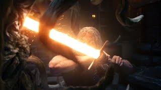 The Witcher Geralt Vs Leshen Eskel With Lightsabers Part 1 [upl. by Krever]