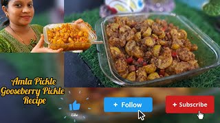 How to make Gooseberry Pickle  Amla Pickle Recipe  Amla Achar Recipe viralvideo trending [upl. by Oitaroh]