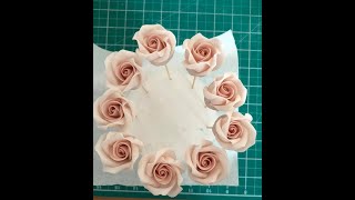 CAKE NATION  How To Make A Fondant Rose Tutorial Ideal For Wedding Cakes [upl. by Hestia]