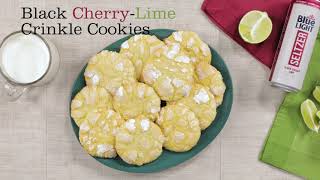 Black CherryLime Crinkle Cookies [upl. by Goodwin]