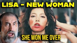 Lisa  New woman Ft Rosalia Official Music Video first time reaction [upl. by Gnolb526]