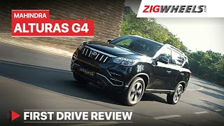 Mahindra Alturas G4 Review  Take a bow Mahindra 👏  ZigWheelscom [upl. by Hanselka979]