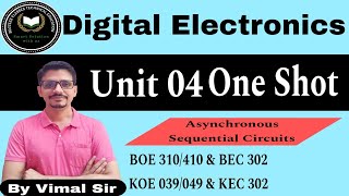 Digital Electronics  DSD  Unit 4 One Shot  Analysis of Asynchronous Sequential Circuits  AKTU [upl. by Sucirdor]