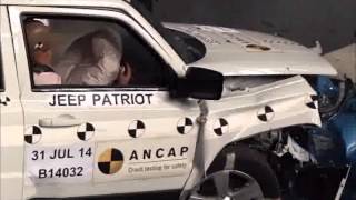 ANCAP CRASH TEST Jeep Patriot 4x2 from 2011  maximum 5 star ANCAP safety rating [upl. by Alaekim]