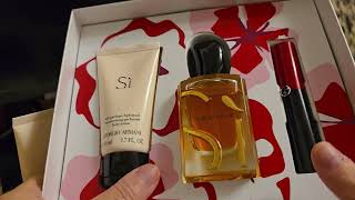 Unboxing Giorgi Armani Si Intense giorgioarmani parfumuri skincare beauty [upl. by Raseac]