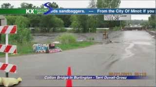 Minot ND Flood  KX News Live Coverage  June 22 2011 [upl. by Ide717]