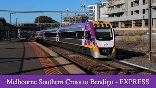 Melbourne to Bendigo express  FULL JOURNEY Passenger View [upl. by Fenn53]